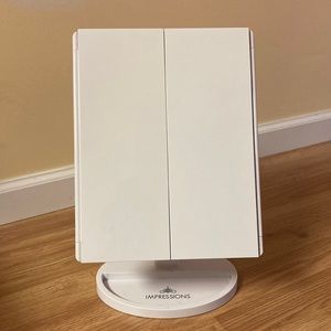 Impressions XL LED light up Trifold Makeup Mirror